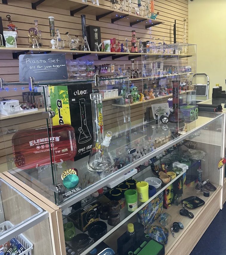 Display case of merchandise inside Guided Vision